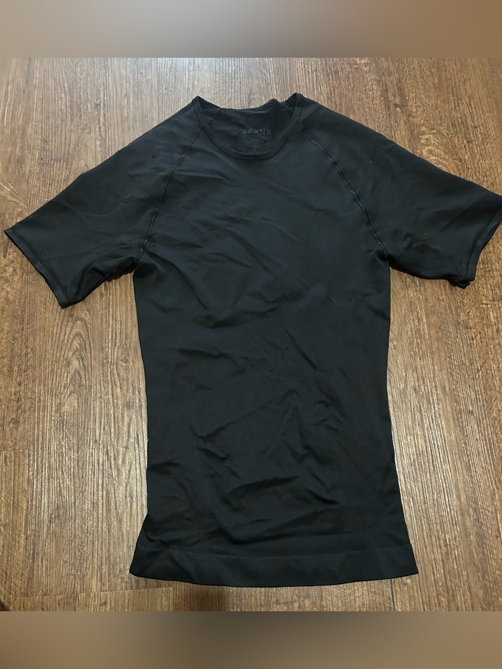 SPANX Black Short Sleeve Performance Tee